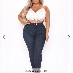 Fashion Nova High Rise Skinny Jeans SOLD